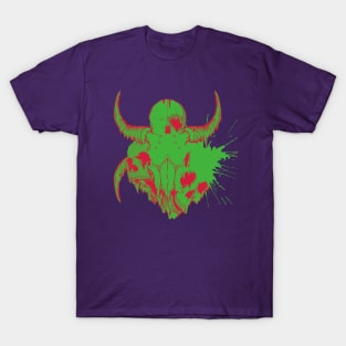 melting skulls Halloween T-Shirt